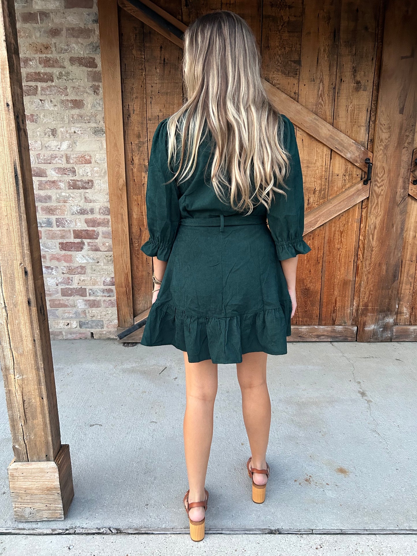 Hunter Green Dress