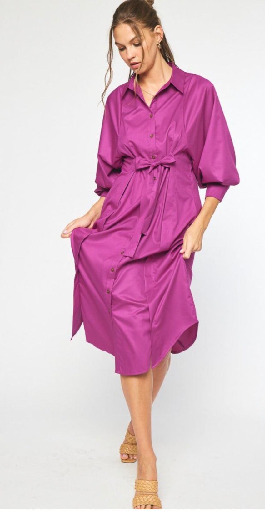 Orchid Tie Dress