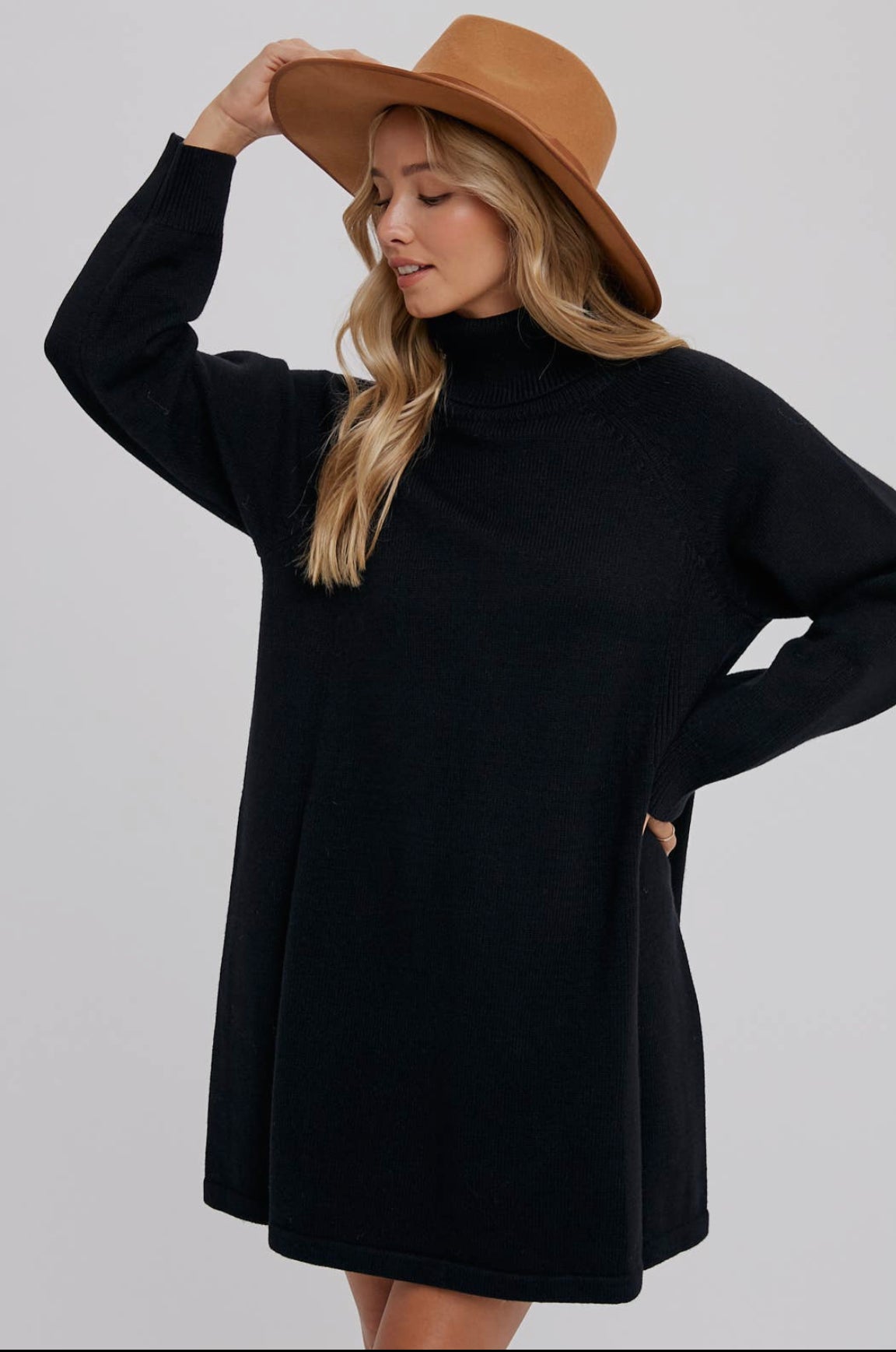 Black Turtleneck Dress
