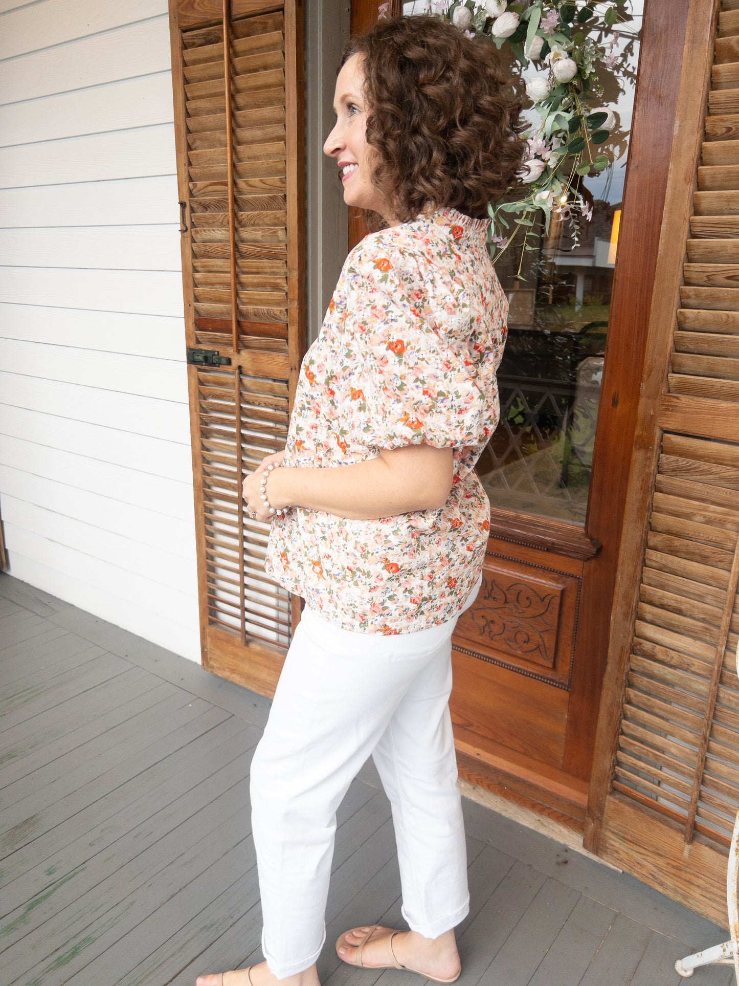 Fall floral top