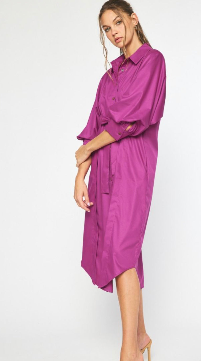 Orchid Tie Dress