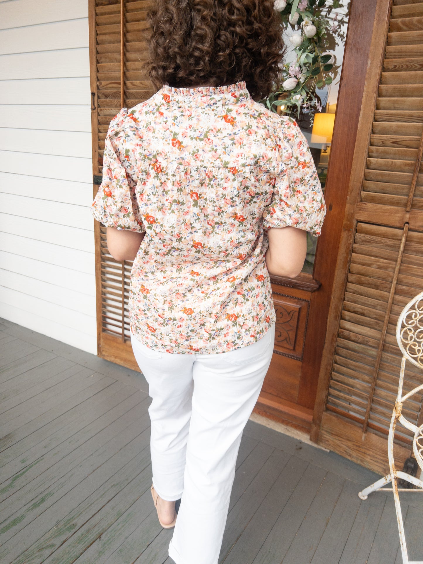 Fall floral top