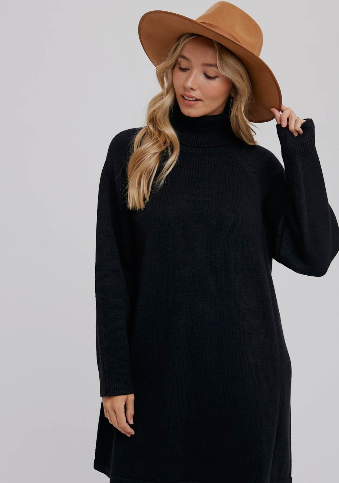 Black Turtleneck Dress