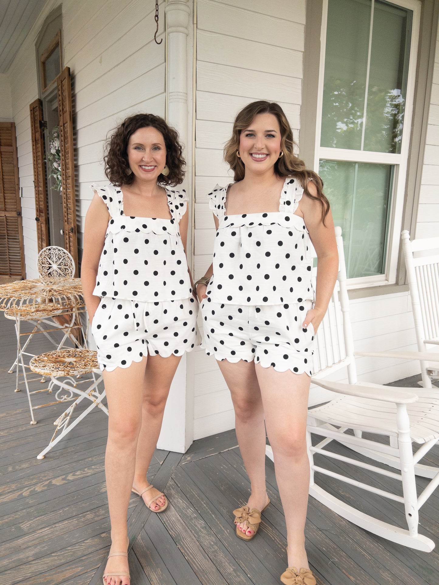Polka dot set