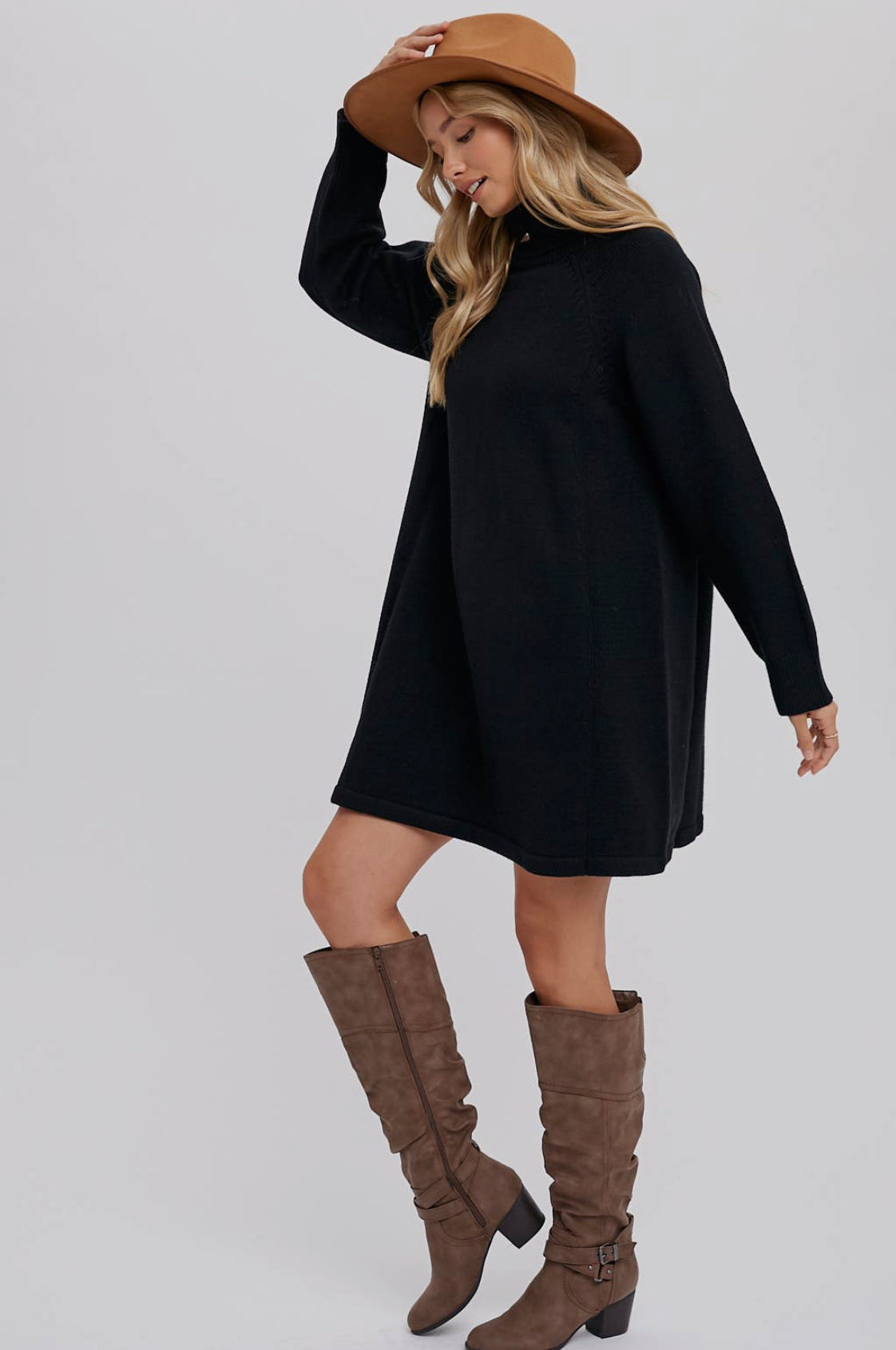 Black Turtleneck Dress