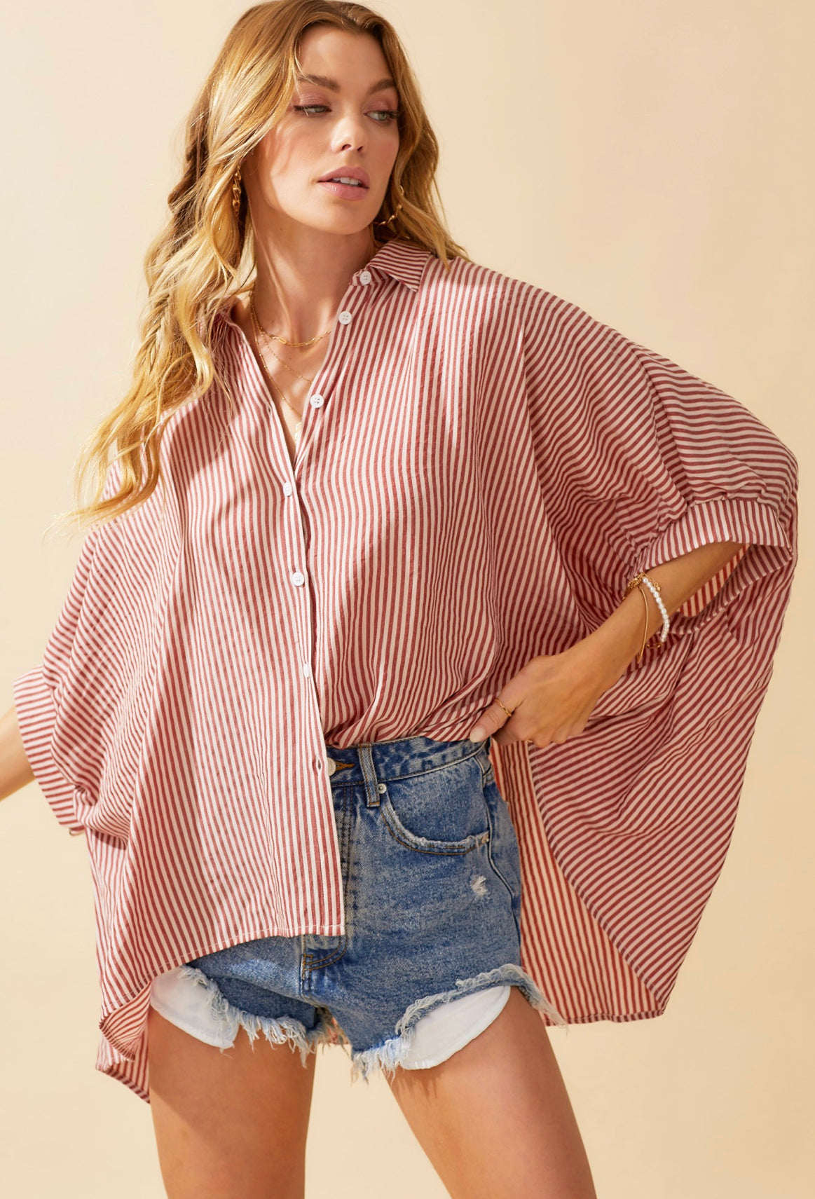Striped Button Down