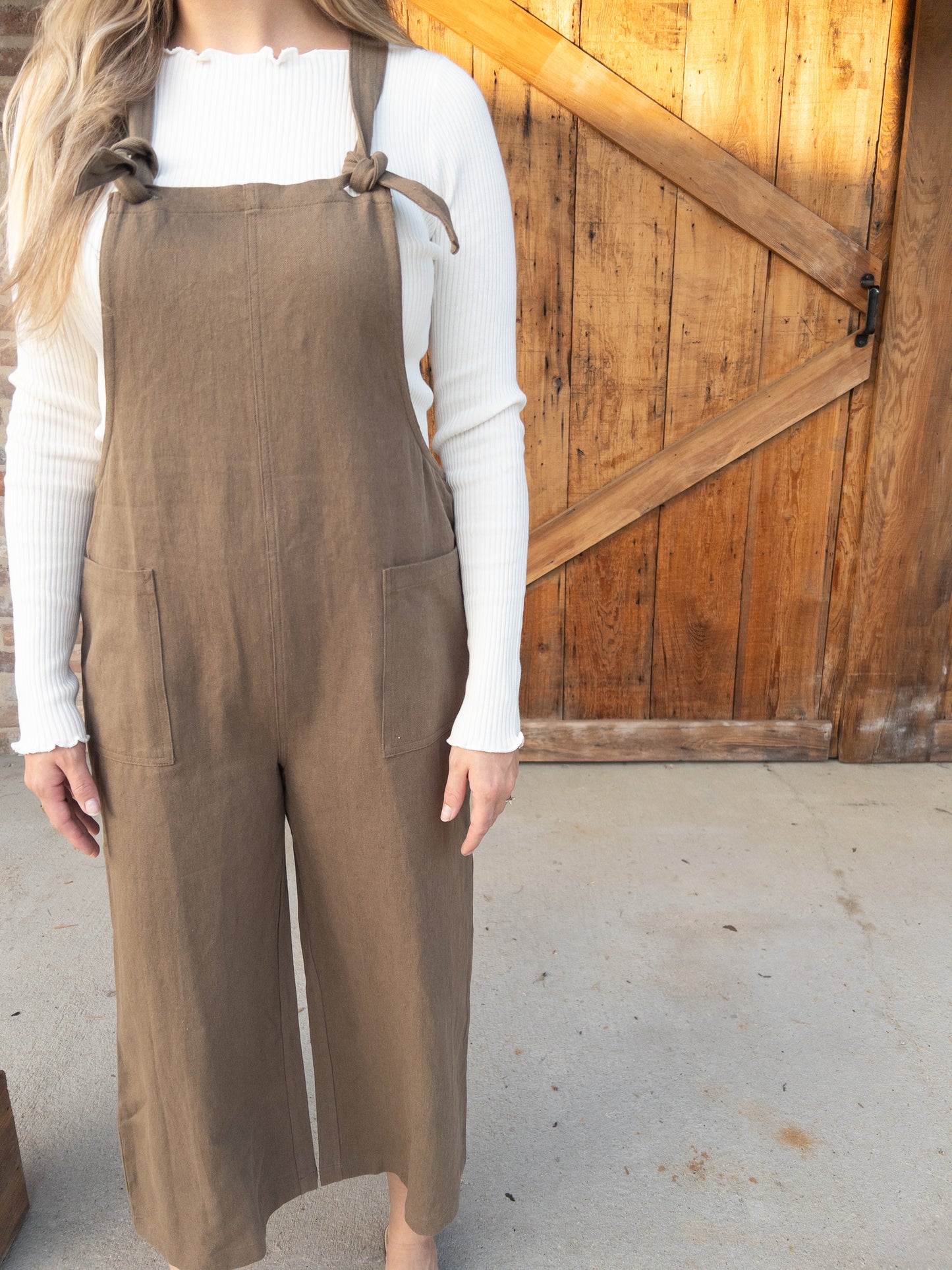 Washed Cotton Jumpsuit