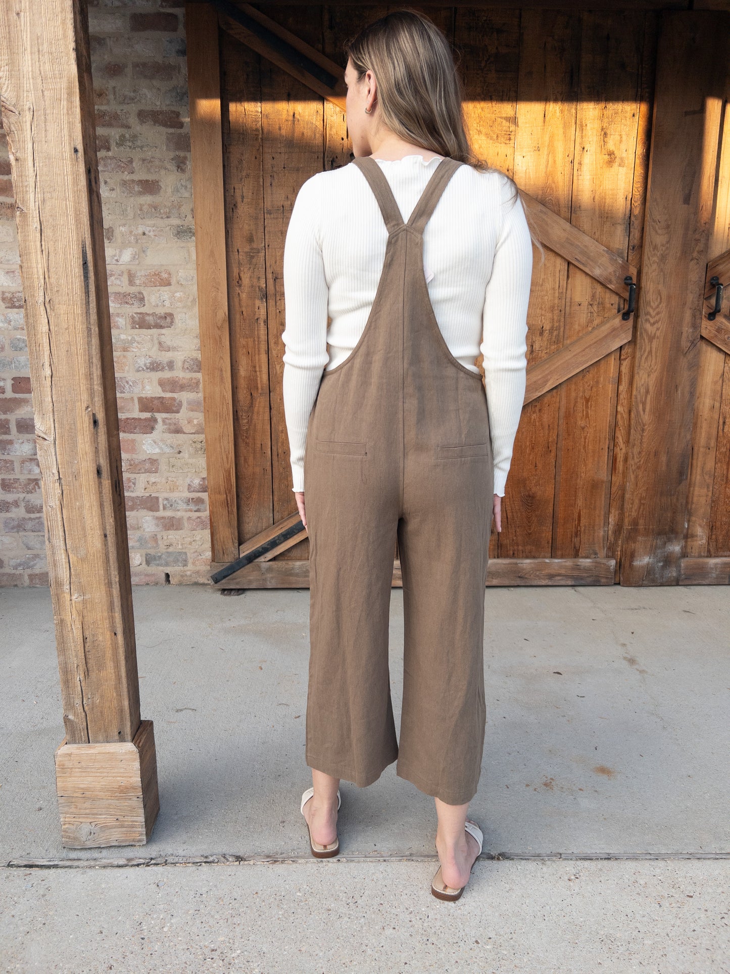 Washed Cotton Jumpsuit