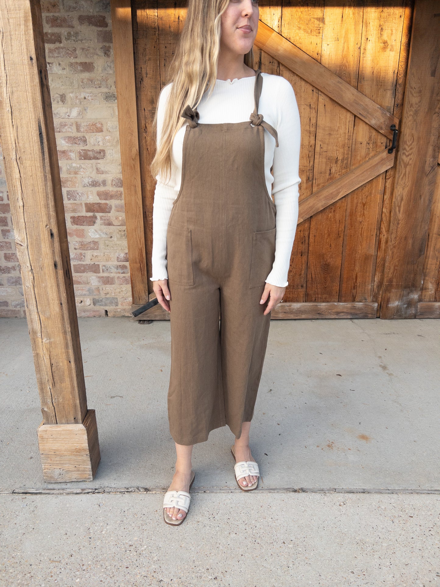 Washed Cotton Jumpsuit