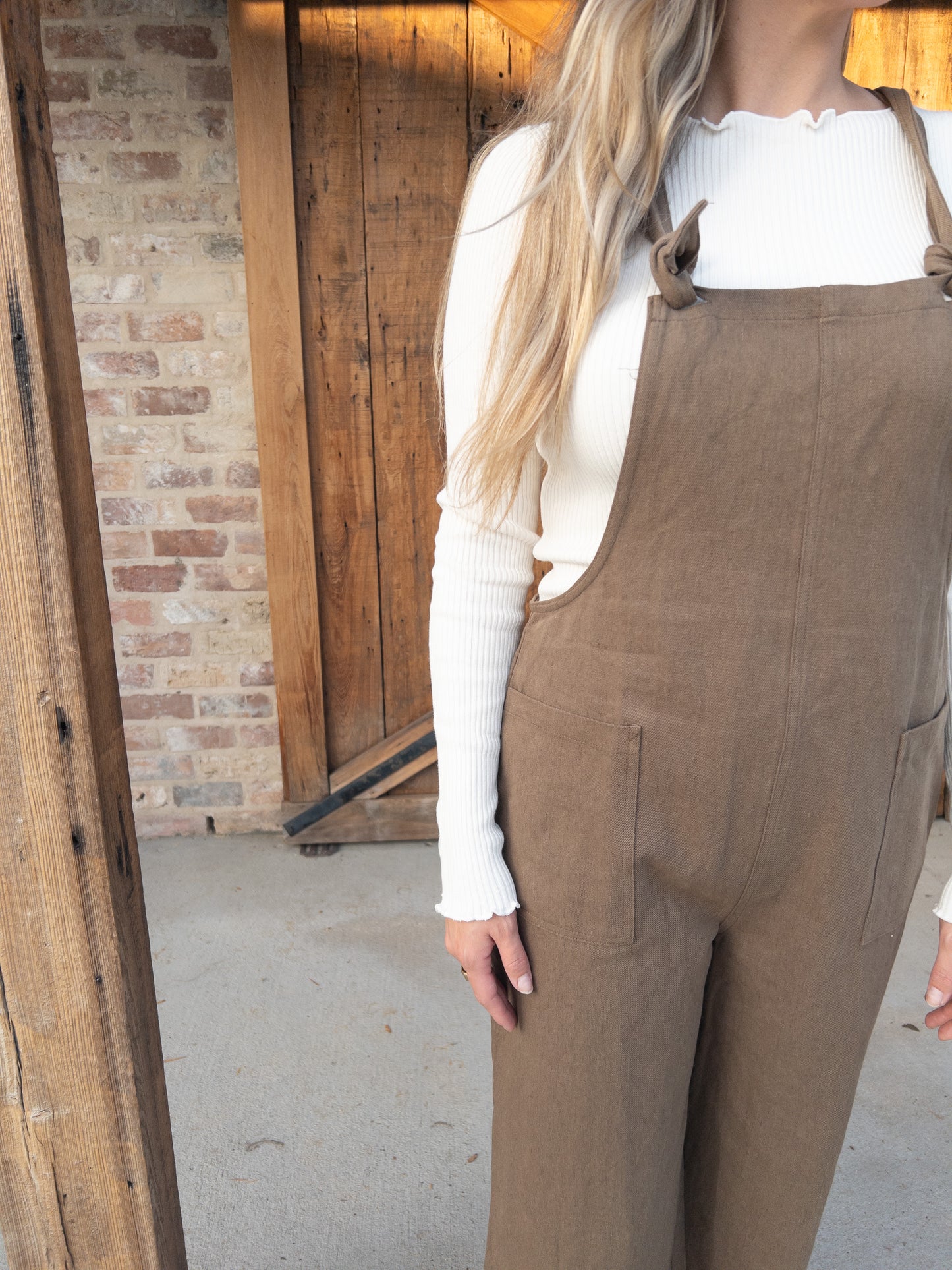 Washed Cotton Jumpsuit