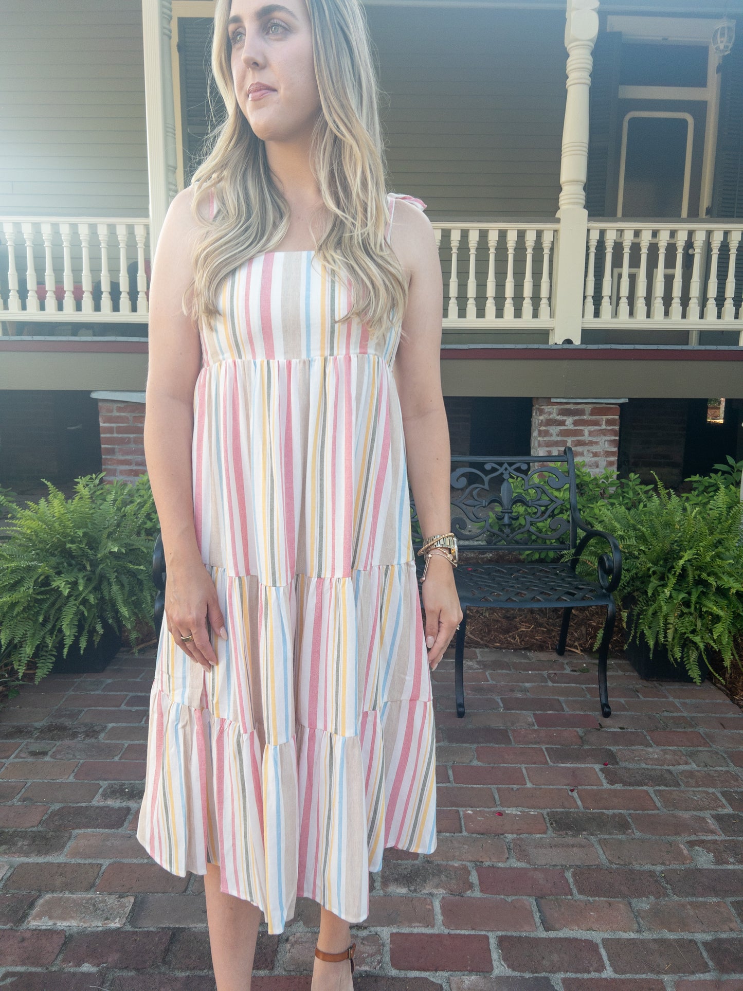 Pink & Olive Summer Dress