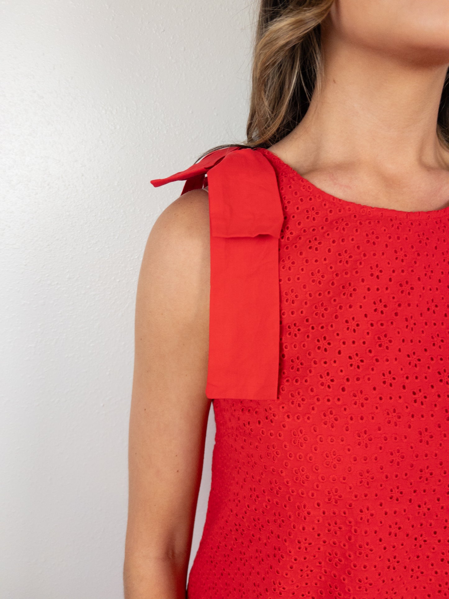 Bow Tie Red Dress