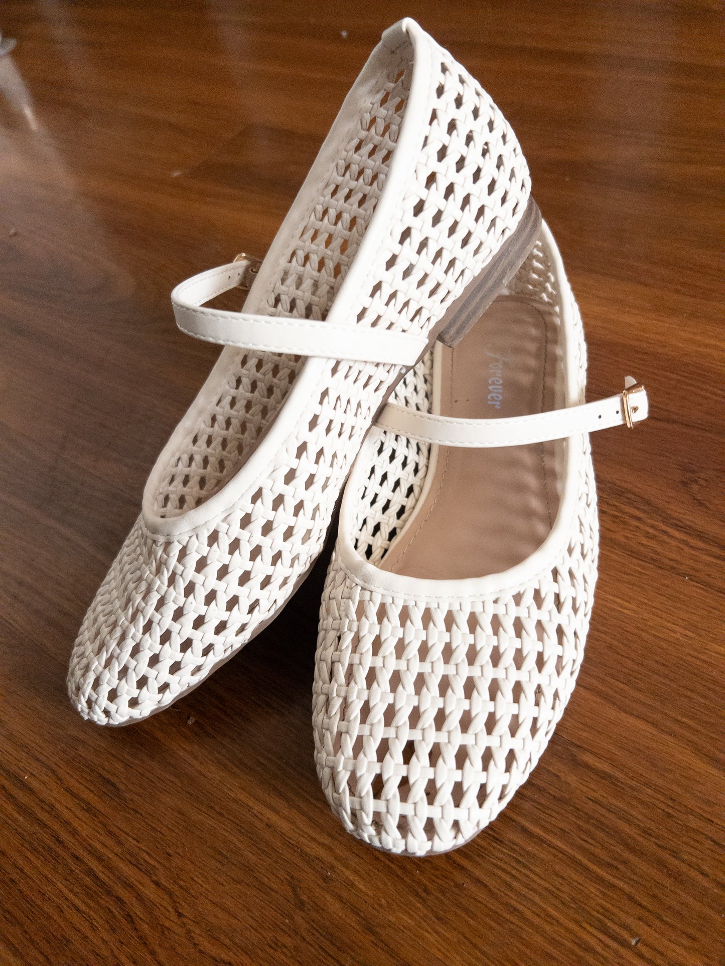 Mary Jane Cream Flat