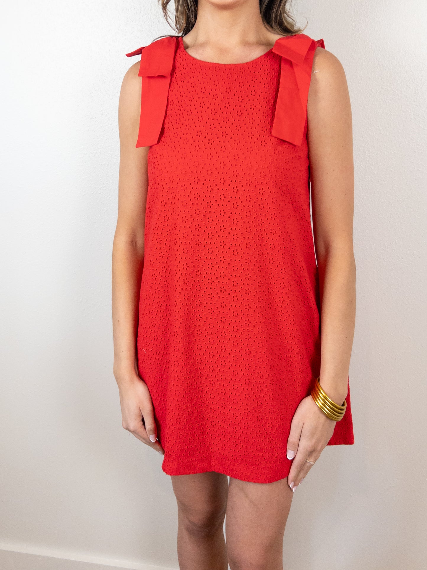 Bow Tie Red Dress