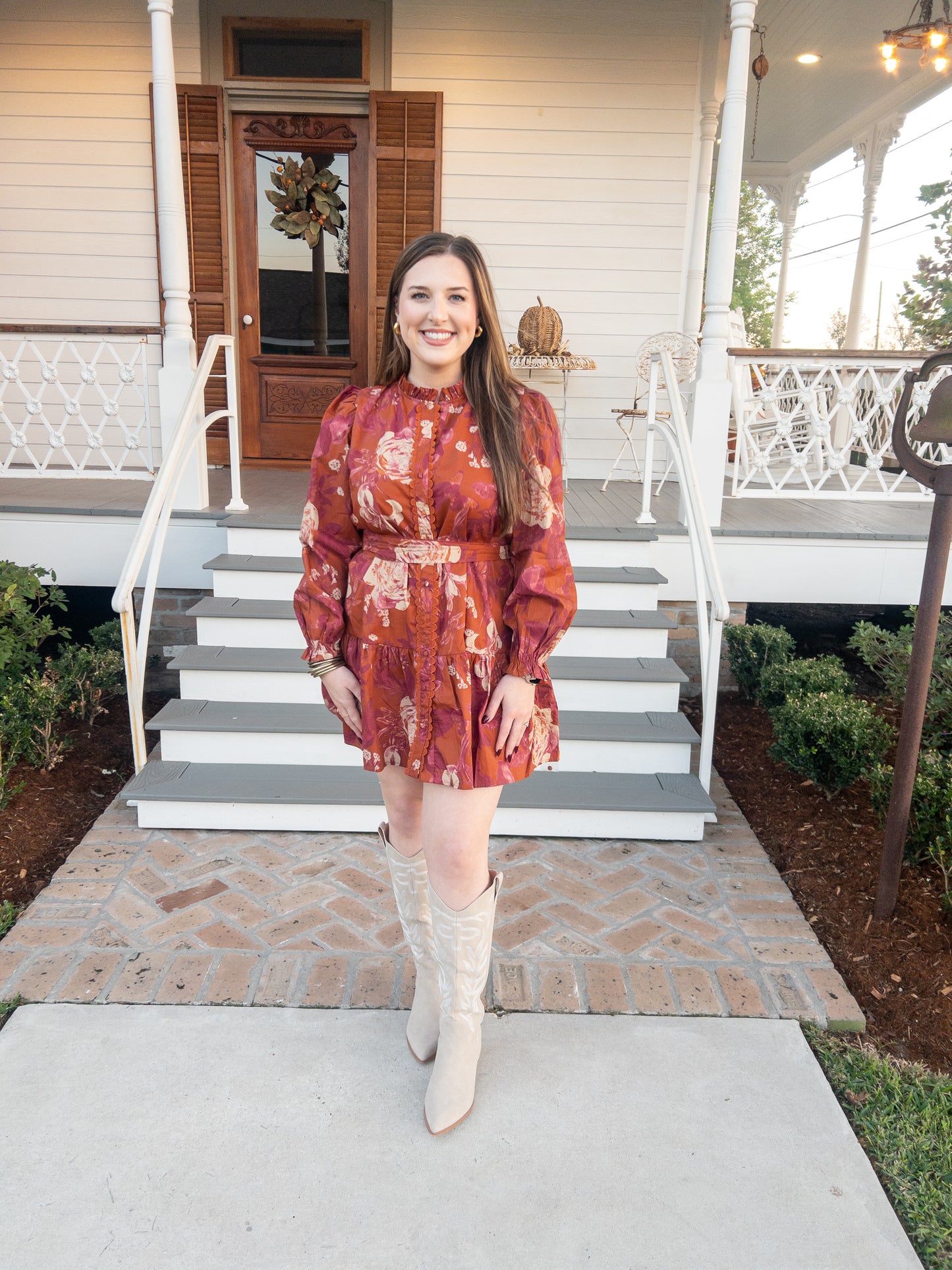 Orange & Pink Floral Mini