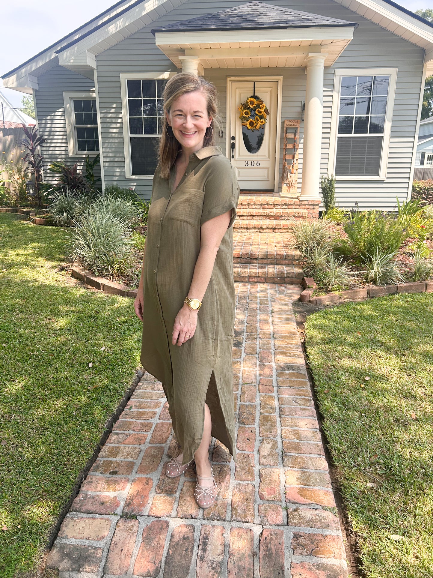 Olive Maxi Dress