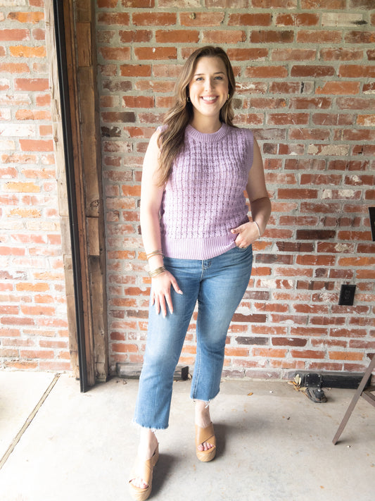 Lavender Knit Sweater