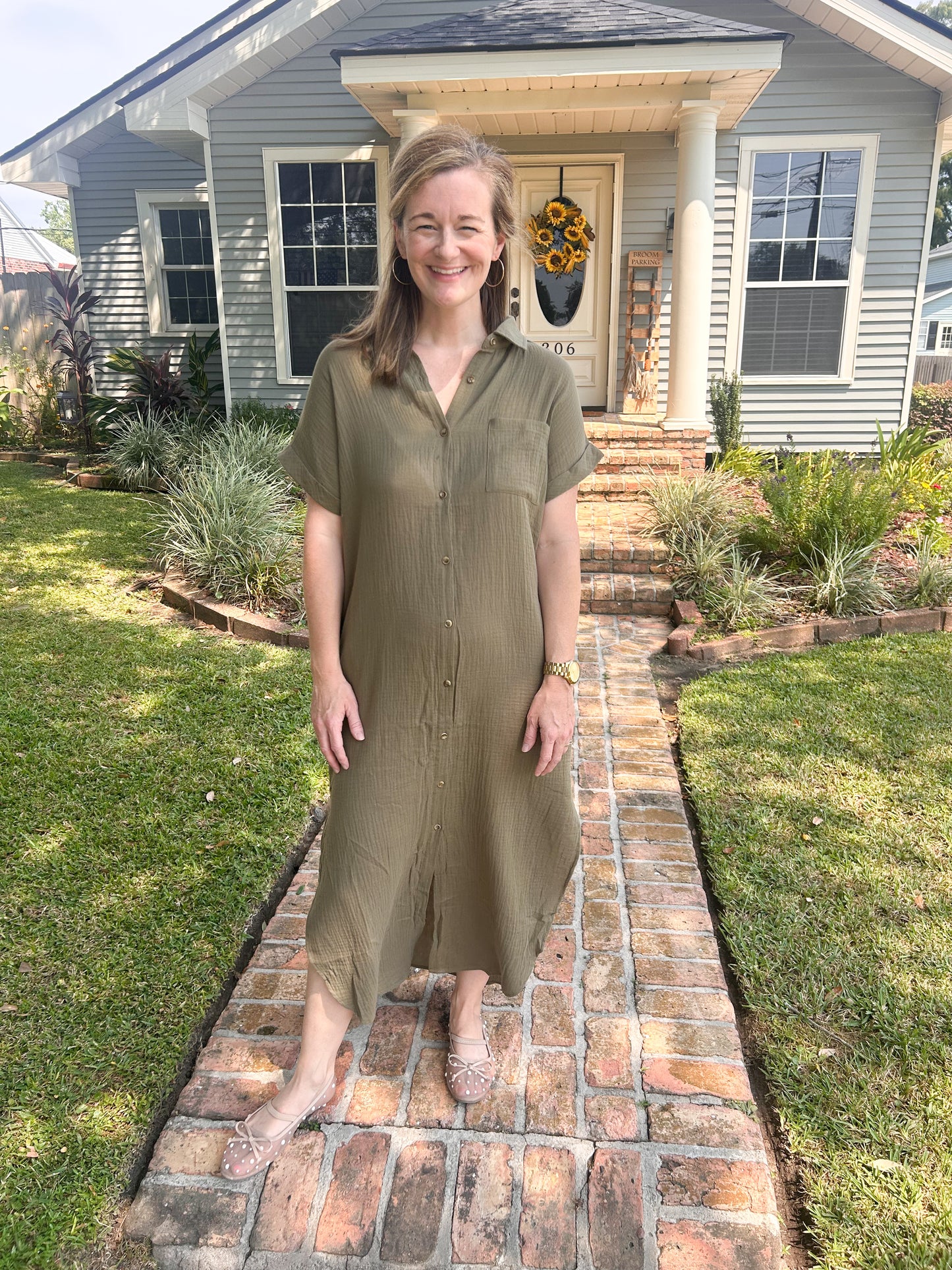 Olive Maxi Dress