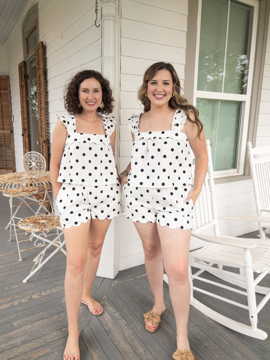 Polka dot set
