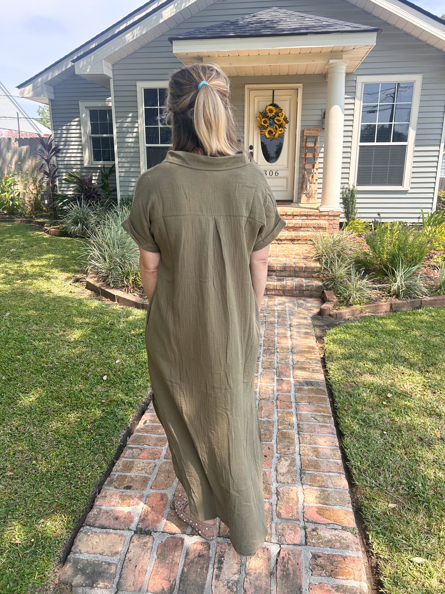 Olive Maxi Dress