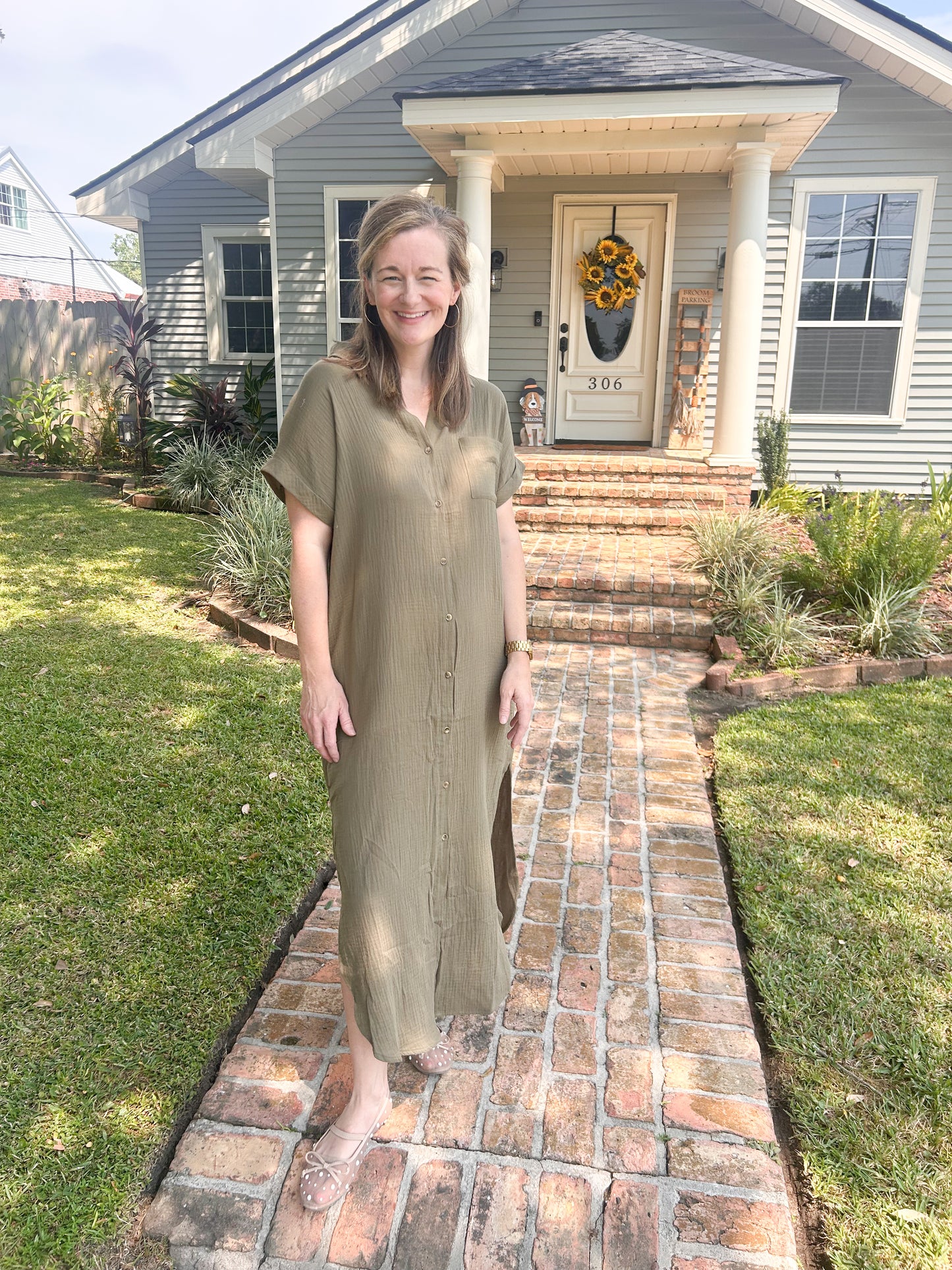 Olive Maxi Dress