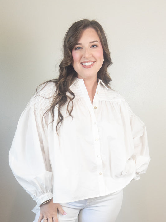 White Button Down Shirt