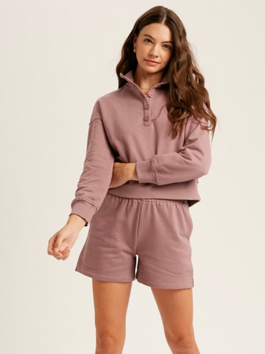 Deep Blush Sweat Set
