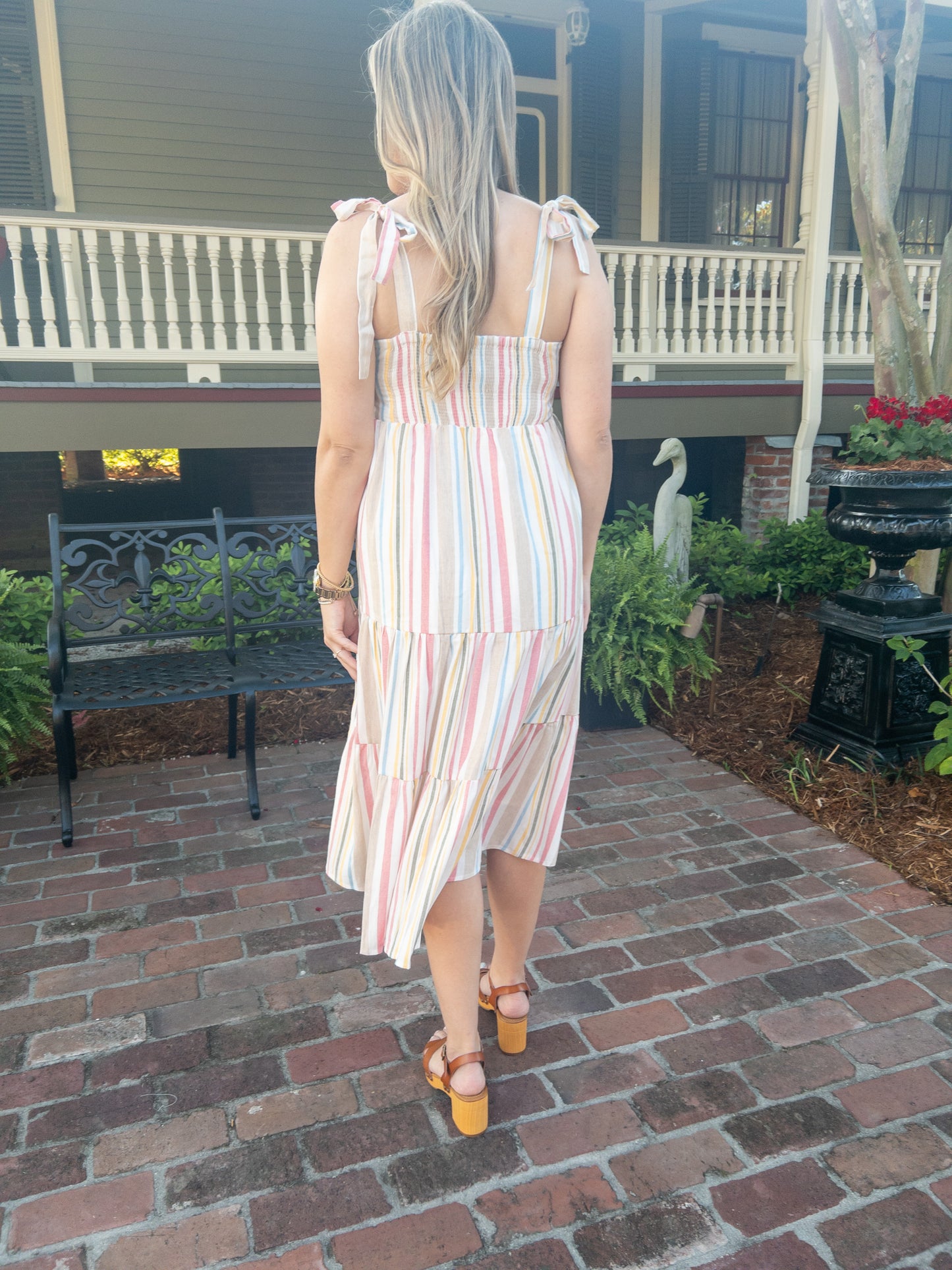 Pink & Olive Summer Dress
