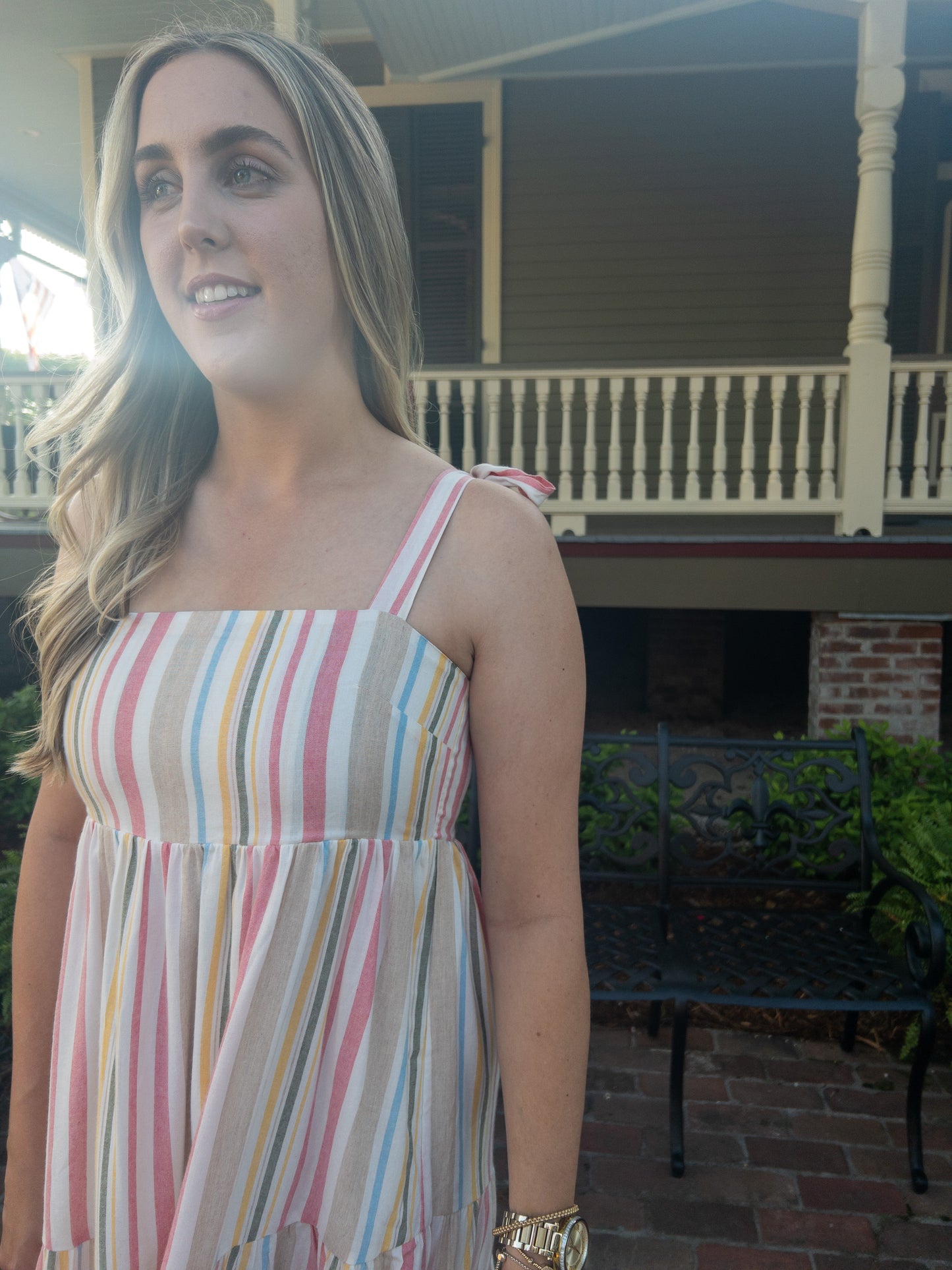 Pink & Olive Summer Dress